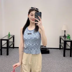 Bestseller Miu Miu Weste Schwarz Strick Gradient Kollektion