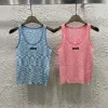 Luxus-Weste aus der Miu Miu-Kollektion in Blau