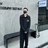 Hochwertige Miu Miu Hose im schwarzen bestickten Stil