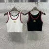 Premium Gucci Weste im roten Strick-Stickerei-Stil