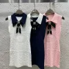 Bestseller Chanel Weste Weißer Strick Jacquard Stil