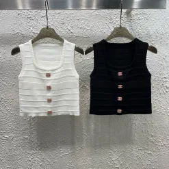 Bestseller Chanel Weste Weiß Strick Luxus