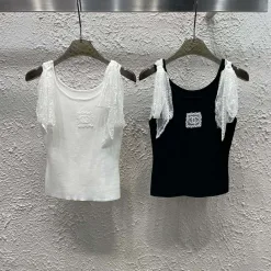 Bestseller Chanel Weste Weiß Strick Luxus