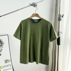 Bestseller Loewe T-Shirt Grau Baumwolle Logo Style