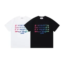 Bestseller Margiela Kurzarm Schwarz Baumwolle Farbverlauf Kollektion