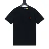 Hochwertiges Ralph Lauren Kurzarm-Shirt aus schwarzer Baumwolle, klassischer Luxus