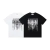 Luxus Margiela Kurzarm Schwarz Baumwolle Logo Stil
