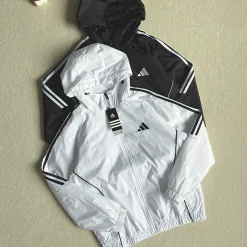 Luxus Adidas Mantel Schwarz Polyester Casual Luxus