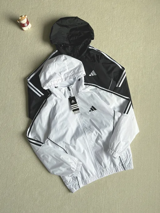 Luxus Adidas Mantel Schwarz Polyester Casual Luxus