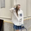 Luxus Dior Hemd Weiß Chic Style