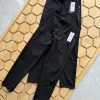 Luxus-Descente-Hose, schwarze Logo-Kollektion