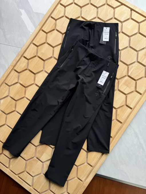 Luxus-Descente-Hose, schwarze Logo-Kollektion
