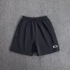 Meistverkaufte Balenciaga Shorts Schwarze Baumwolle Bestickte Kollektion