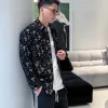 Hochwertige Chrome Hearts Shirts Black Denim Jacquard Kollektion