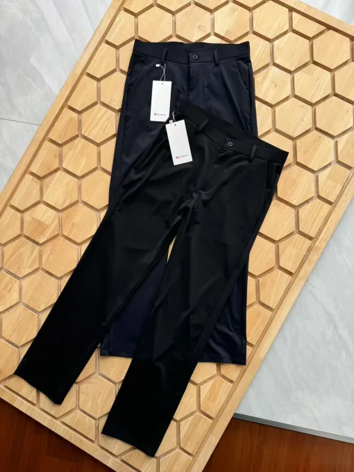 Premium Lululemon Hose Gold Seide Klassisch Luxus