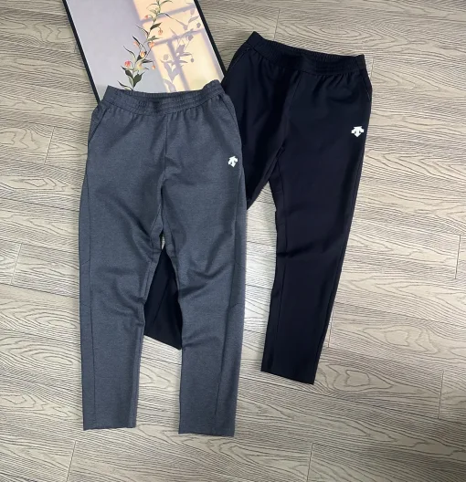 Premium Descente Hose Schwarz Strick Casual Luxury