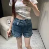 Bestseller Dior Shorts Blue Denim Monogramm Kollektion