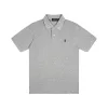 Hochwertiges Poloshirt von Ralph Lauren aus schwarzer Baumwolle mit Stickereien