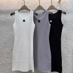 Bestseller Chanel Weste Weiß Strickstil