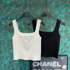 Bestseller Chanel Weste Weiß Strick Kollektion