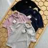 Premium Qualität The North Face Poloshirt Schwarz Baumwolle Casual Style
