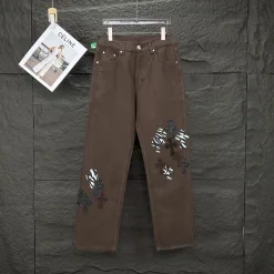 Hochwertige Chrome Hearts Jeans-Kollektion in Braun
