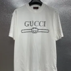Luxus-Gucci-Kollektion mit kurzen Ärmeln in Schwarz