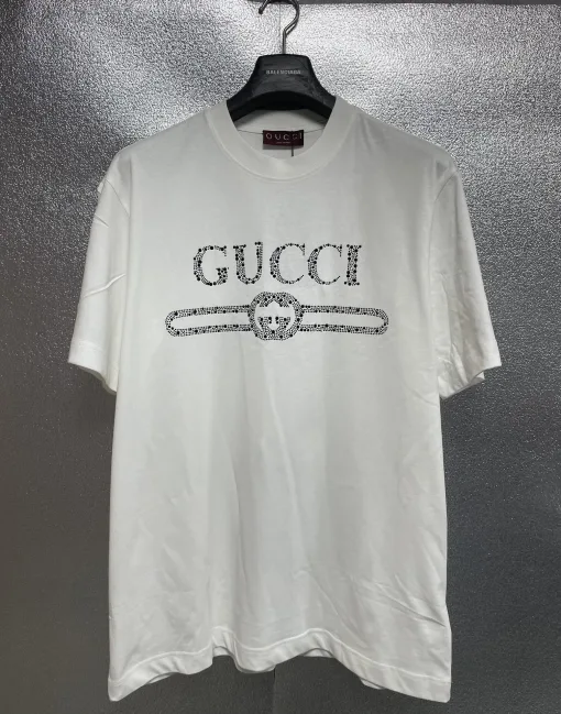 Luxus-Gucci-Kollektion mit kurzen Ärmeln in Schwarz