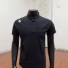Bestseller Descente Kurzarm-T-Shirts Schwarze Seide Atmungsaktive Kollektion