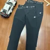 Luxus Descente Hose Schwarz Strick Casual Style