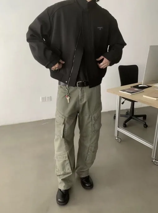 Luxus Prada Mäntel Weiß Retro Kollektion