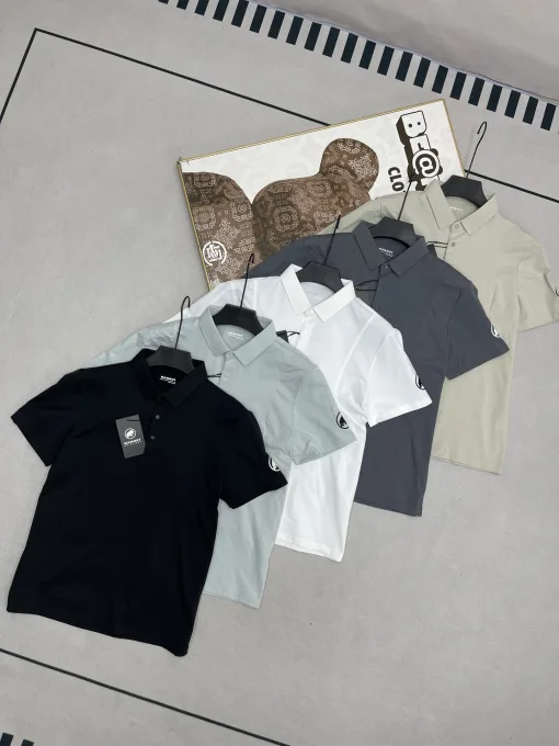 Premium Qualität Mammut Kurzarm Schwarz Casual Style