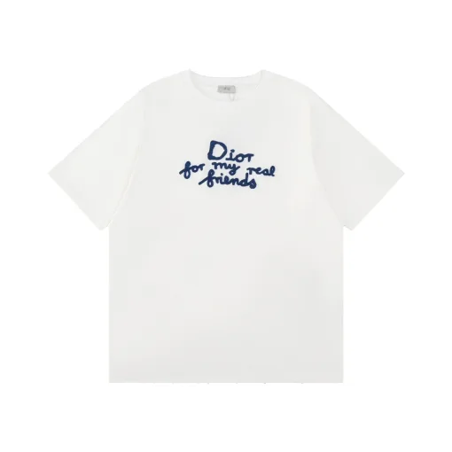 Bestseller der Dior Kurzarm-Kollektion mit Stickereien aus Baumwolle