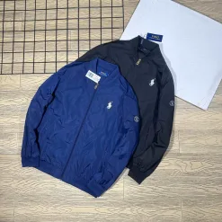 Hochwertiger Ralph Lauren Mantel Schwarz Klassisch Luxus