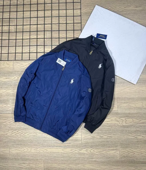 Hochwertiger Ralph Lauren Mantel Schwarz Klassisch Luxus