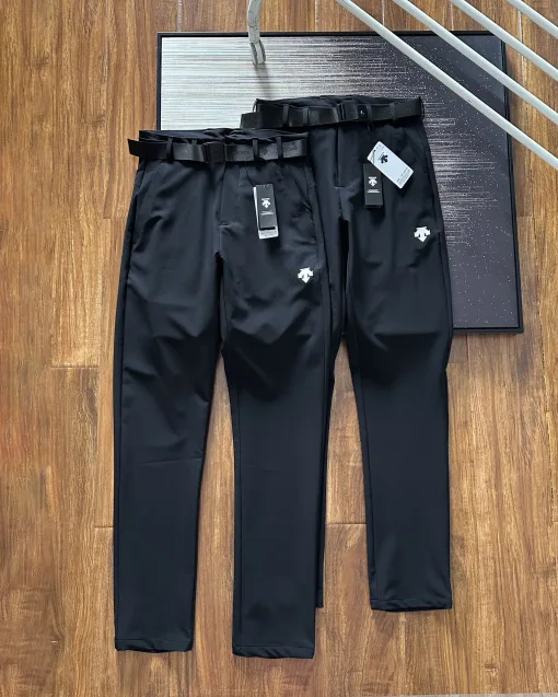 Premium Qualität Descente Hose Schwarz Strick Casual Luxury