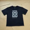 Luxuriöse Givenchy Kurzarm-Baumwoll-Logo-Kollektion