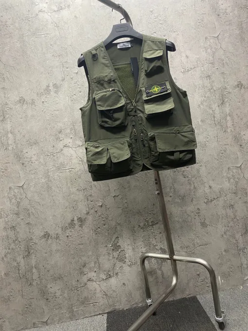 Bestseller Stone Island Kurzarmhemd Schwarz Atmungsaktiver Stil