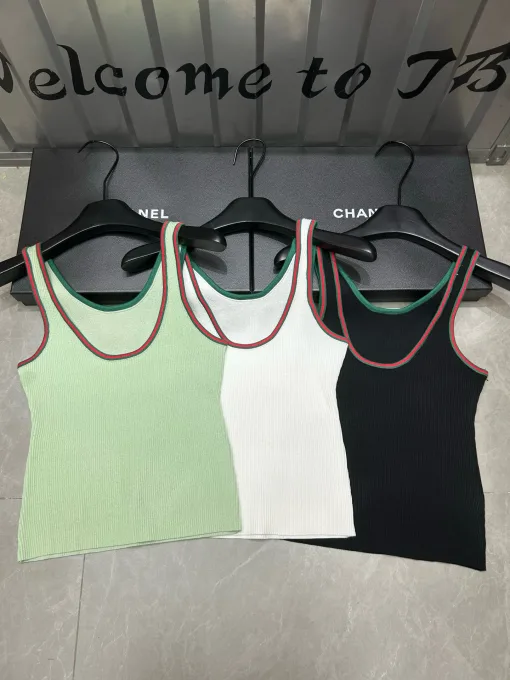 Premium Gucci Weste Rot Strick Luxus