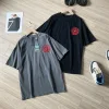 Meistverkaufte Chrome Hearts Kurzarm Schwarz Baumwolle Washed Style
