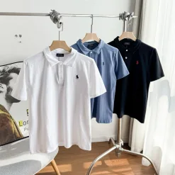 Luxus Ralph Lauren T-Shirts Weiß Baumwolle Klassisch Luxus