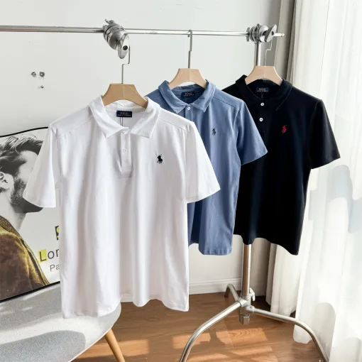 Luxus Ralph Lauren T-Shirts Weiß Baumwolle Klassisch Luxus