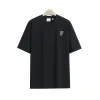 Premium Qualität Burberry Kurzarm Schwarz Baumwolle Druck Luxus