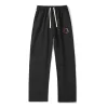 Premium Moncler Straight-Leg-Hose Bestickter Luxus
