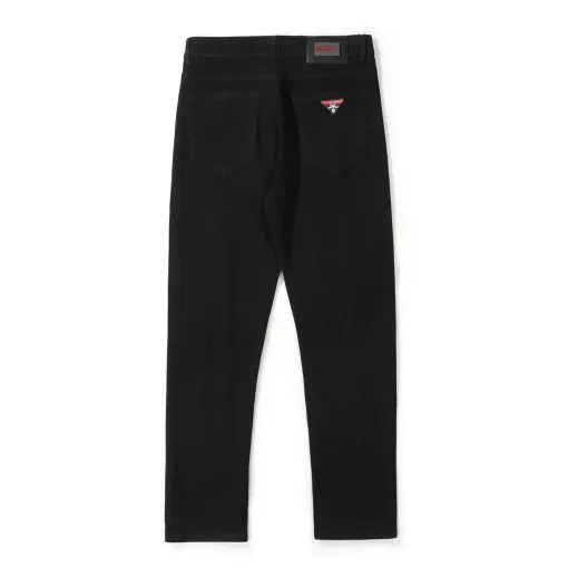 Bestseller Prada Jeans Black Denim Logo Kollektion