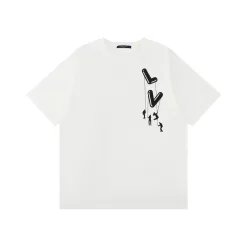 Hochwertige Louis Vuitton Kurzarm-Baumwolle Classic Collection