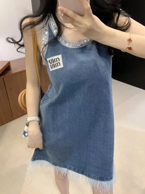 Bestseller der Miu Miu Weste-Denim-Kollektion