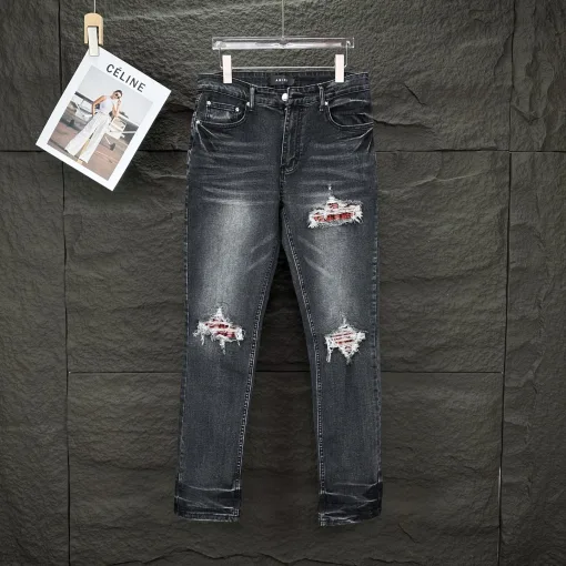 Hochwertige Ami Jeans Red Washed Luxury