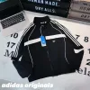 Bestseller Adidas Jacke Schwarz Baumwolle Retro Style