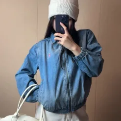 Premium Qualität Ralph Lauren Jacke Denim Washed Luxury
